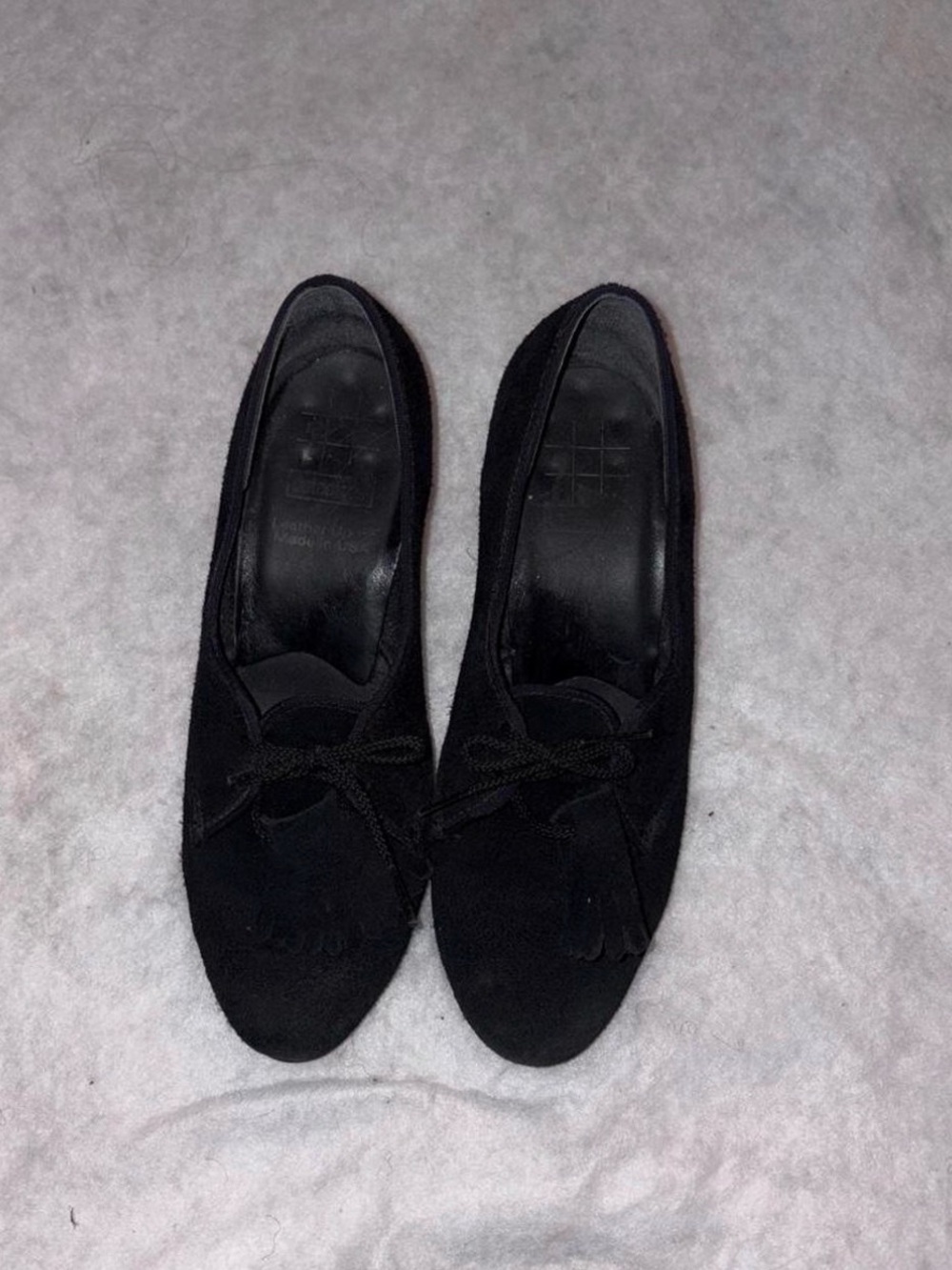 Women’s Black Suede Tassel Loafers - Refined Everyday Style